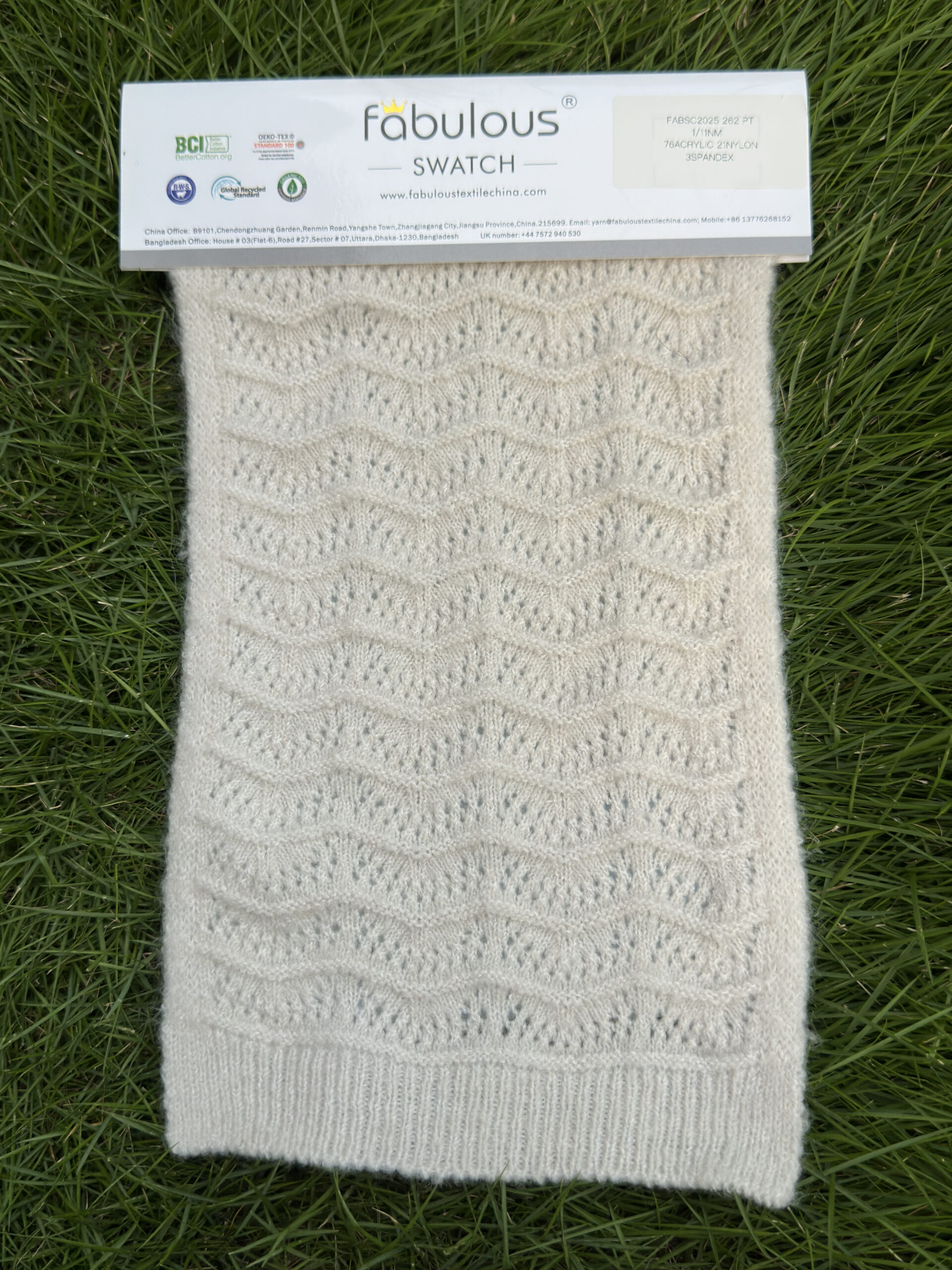 1 11NM 76ACRYLIC 21NYLON 3SPANDEX