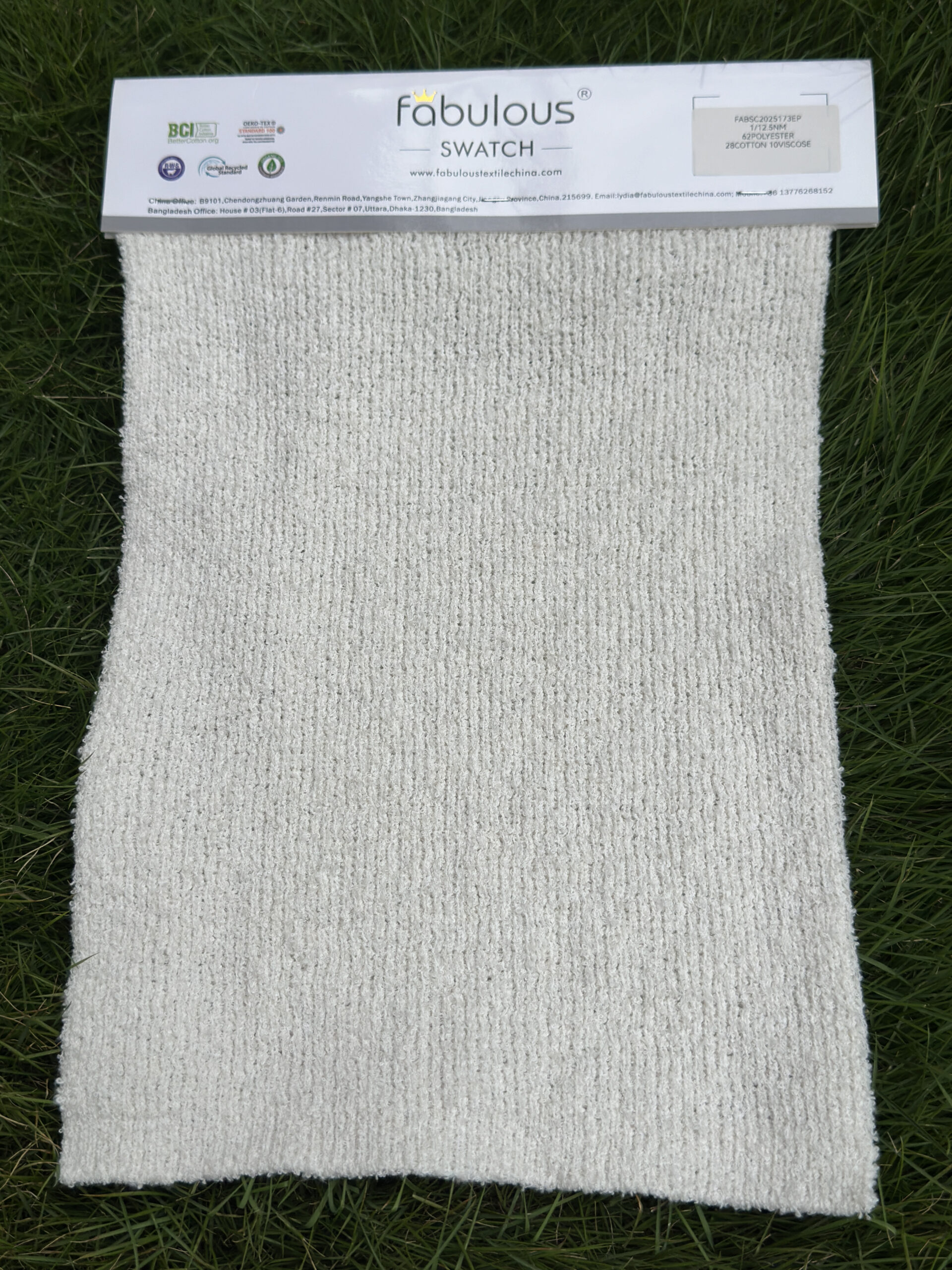 1/12.5NM 62POLYESTER 28COTTON 10VISCOSE