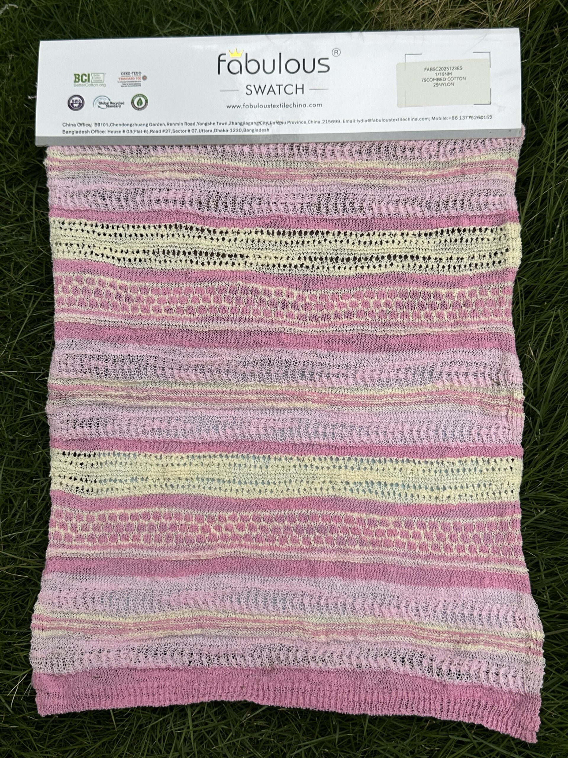 1/15NM 75COMBED COTTON 25NYLON