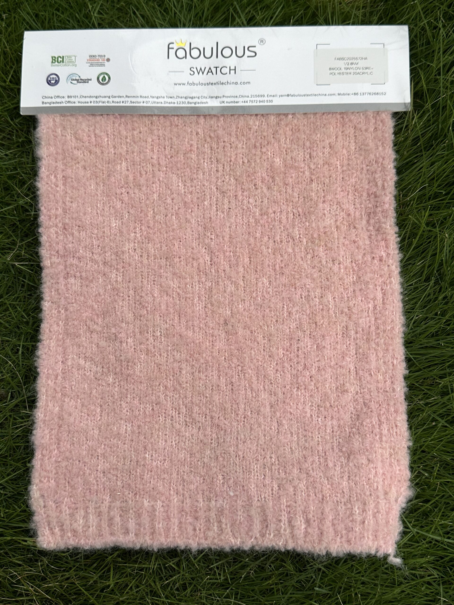 1/2.8NM 8WOOL 19NYLON 53RE-POLYESTER 20ACRYLIC