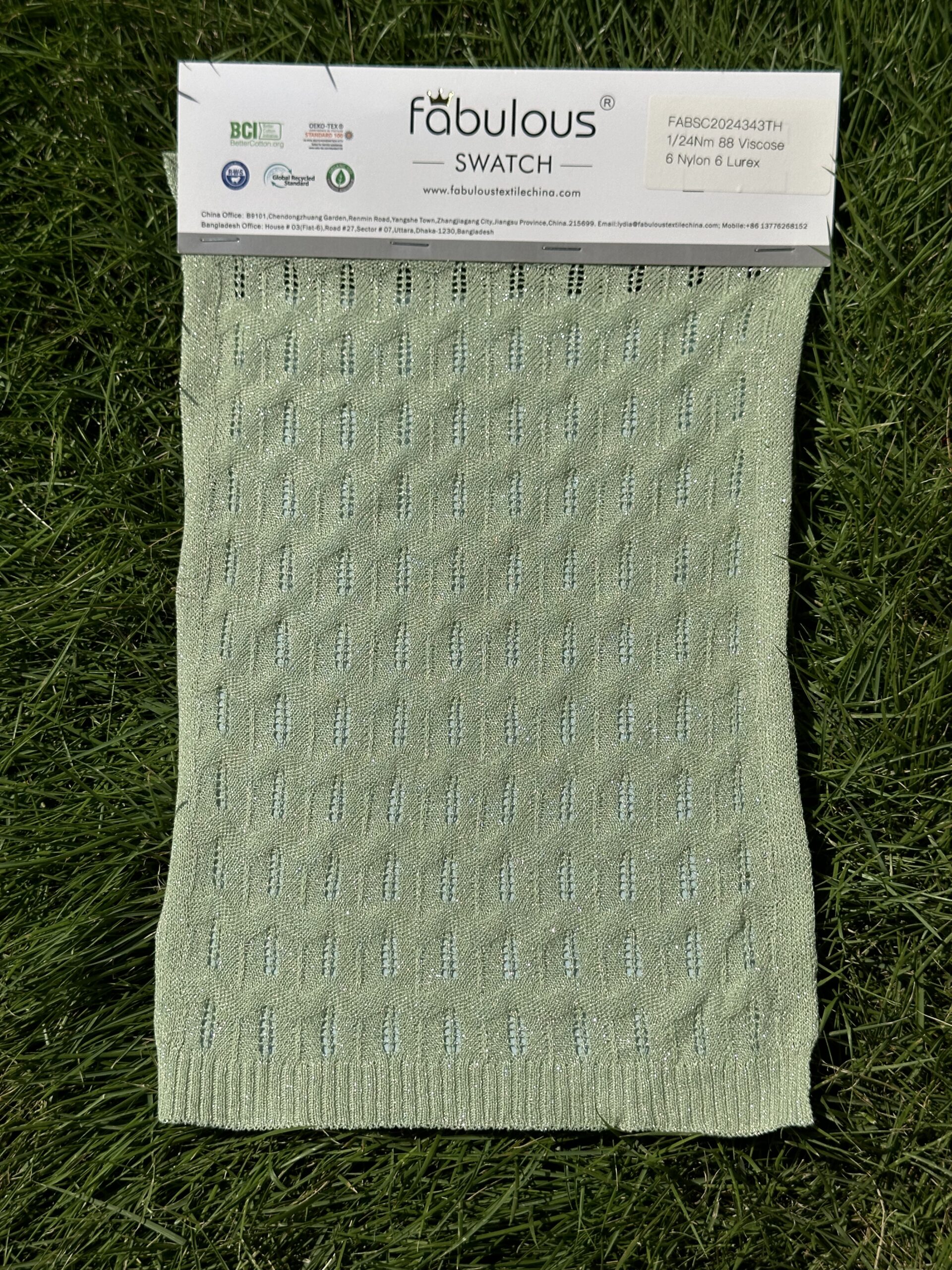 1/24NM 88VISCOSE 6NYLON 6LUREX