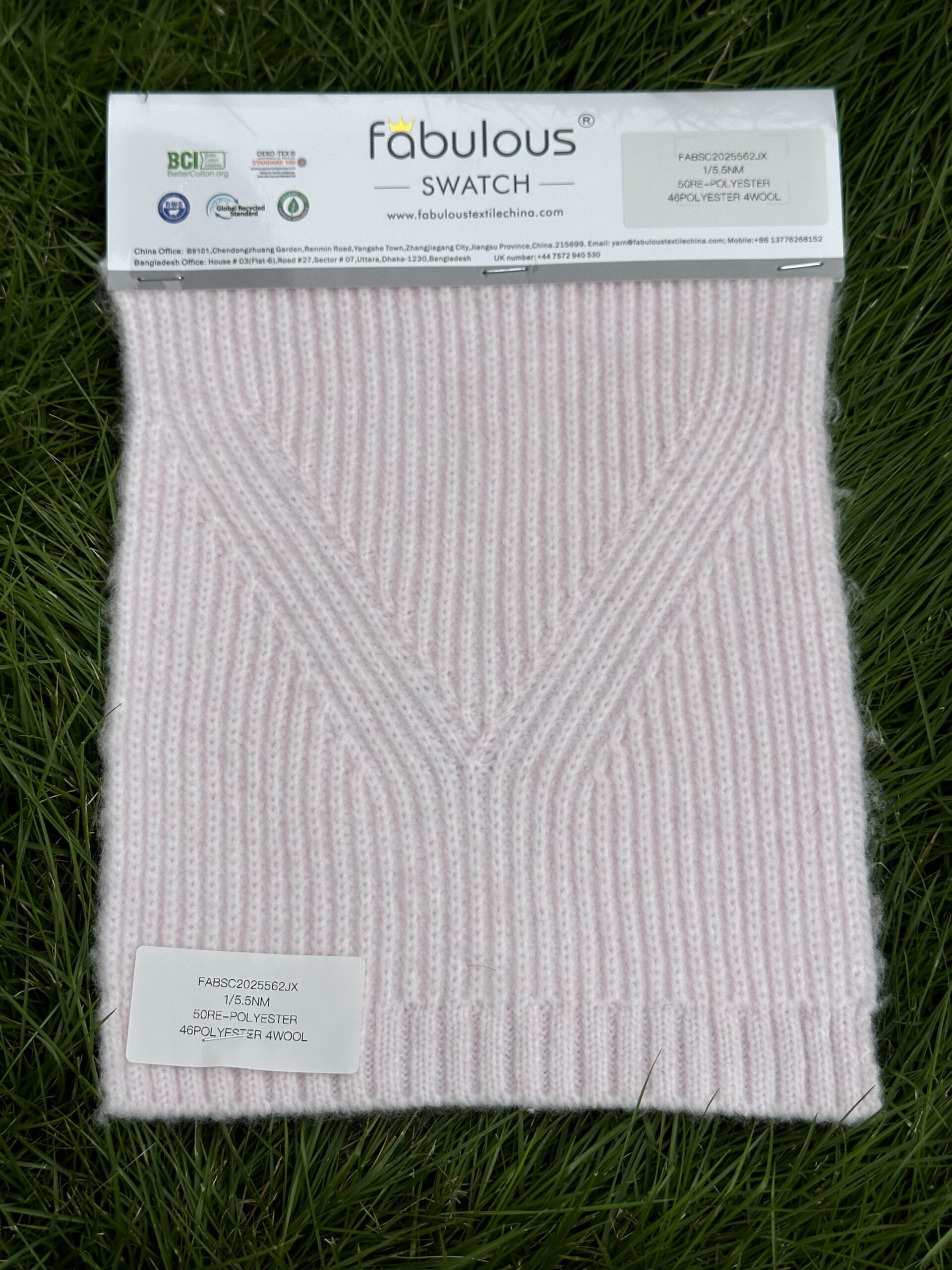 1/5.5NM 50RE-POLYESTER 46POLYESTER 4WOOL