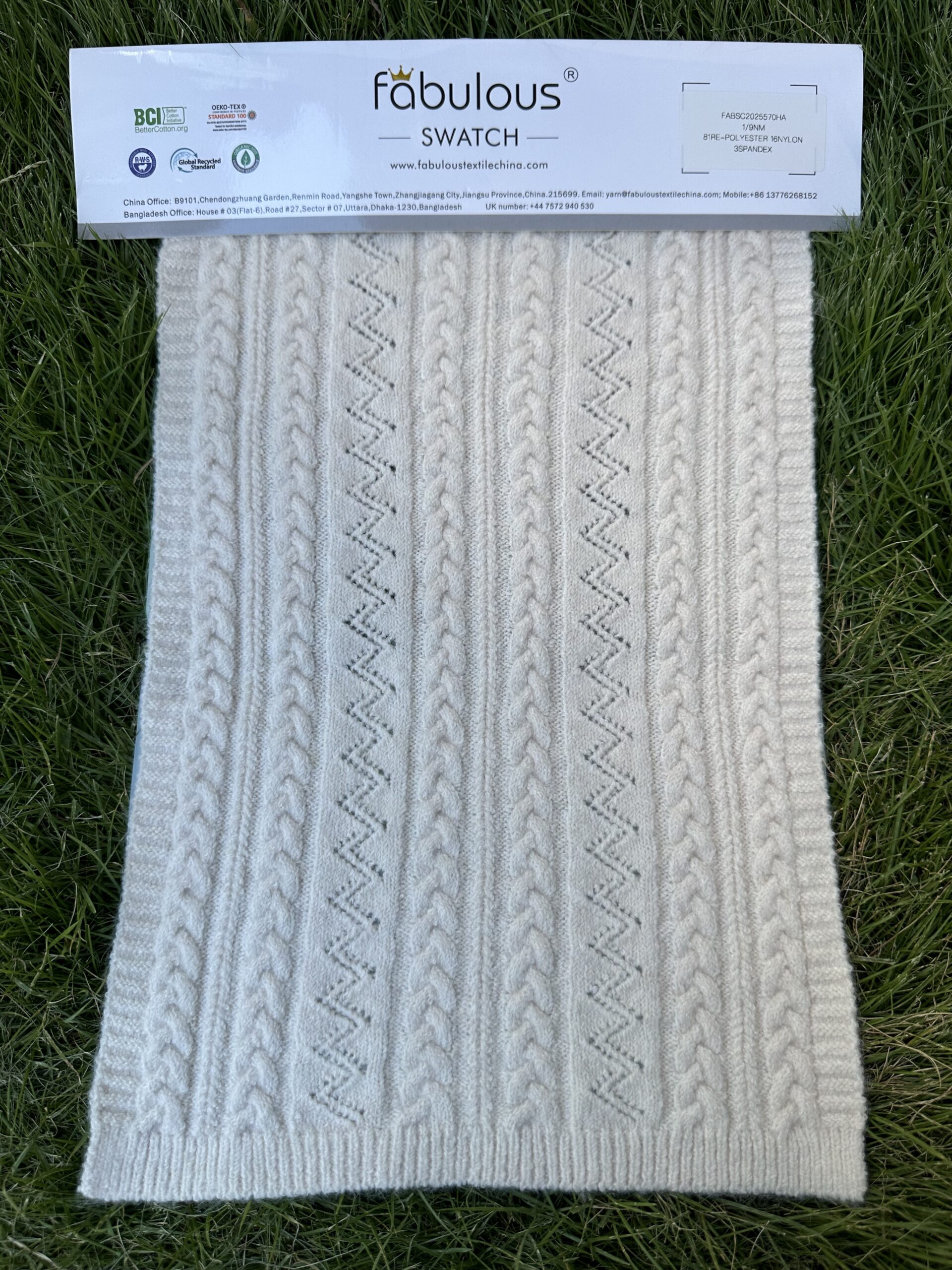 1/9NM 81RE-POLYESTER 16NYLON 3SPANDEX