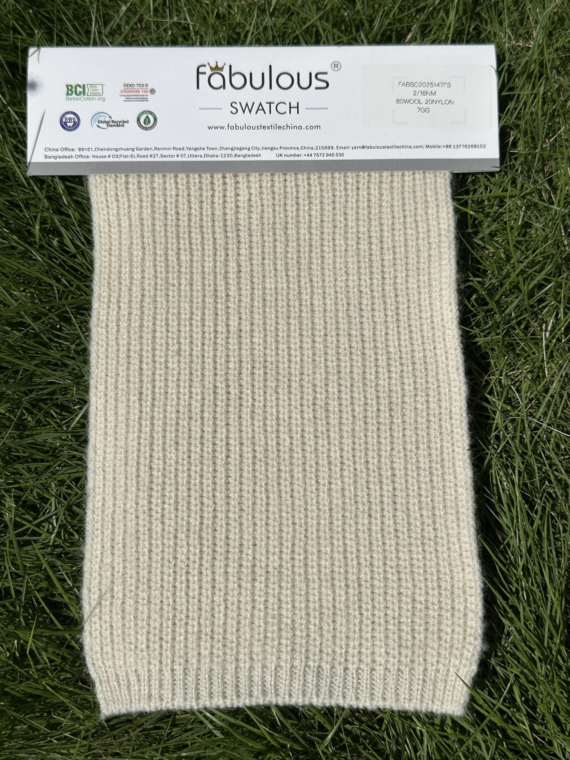 2/16NM 80WOOL 20NYLON 7GG