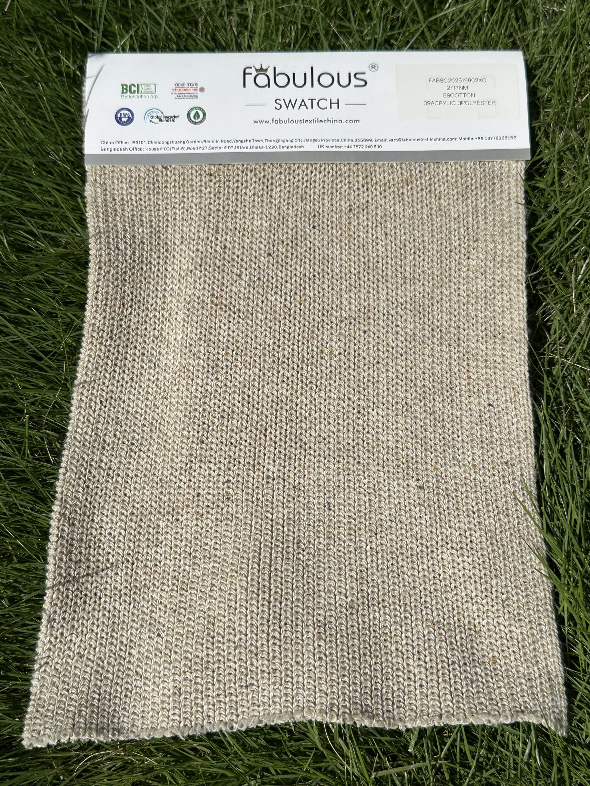 2/17NM 58COTTON 39ACRYLIC 3POLYESTER