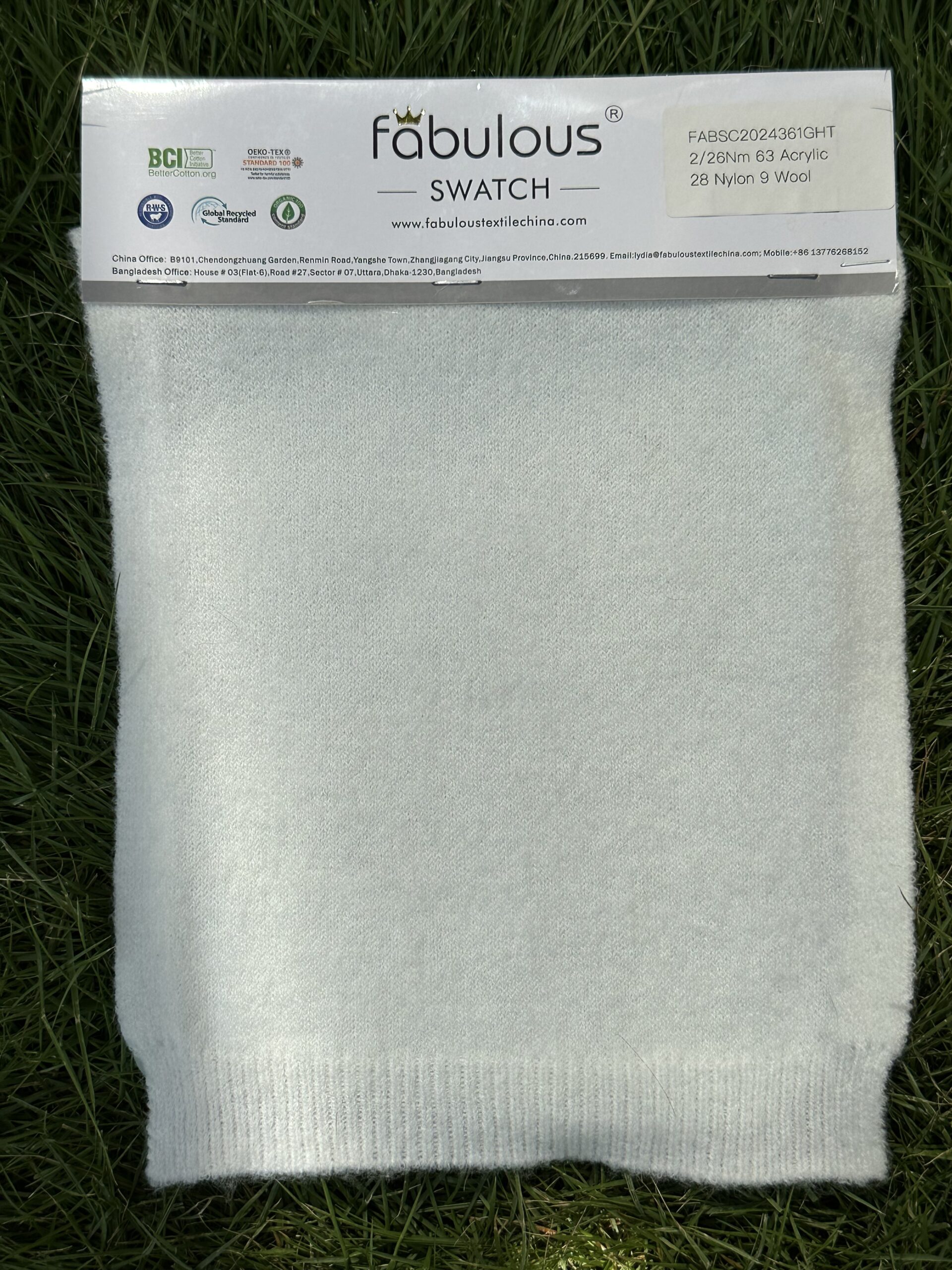 2/26NM 63ACRYLIC 28NYLON 9WOOL