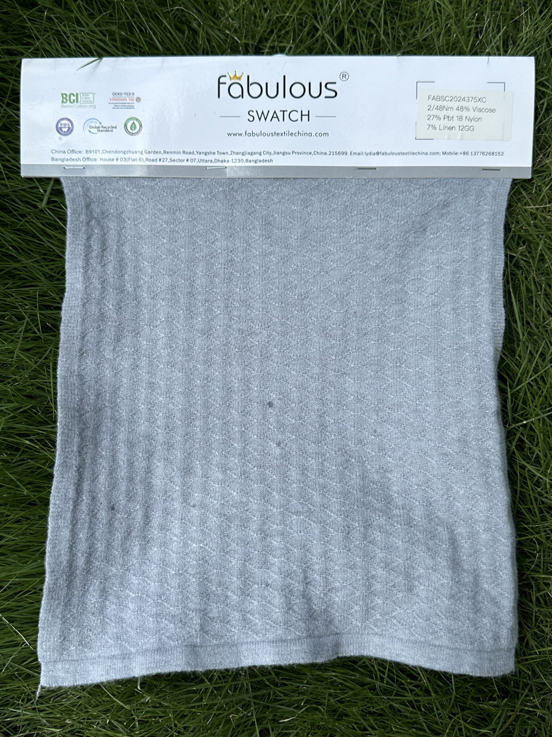 2/48NM 48VISCOSE 27PBT 18NYLON 7LINEN