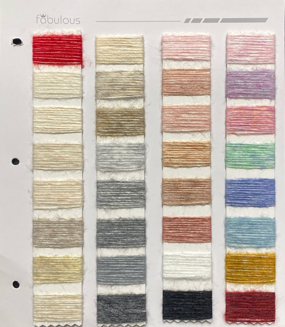 FABSC2025314DQ Air-spun Yarn 1/6NM 55POLYESTER 17NYLON 18ACRYLIC 10WOOL