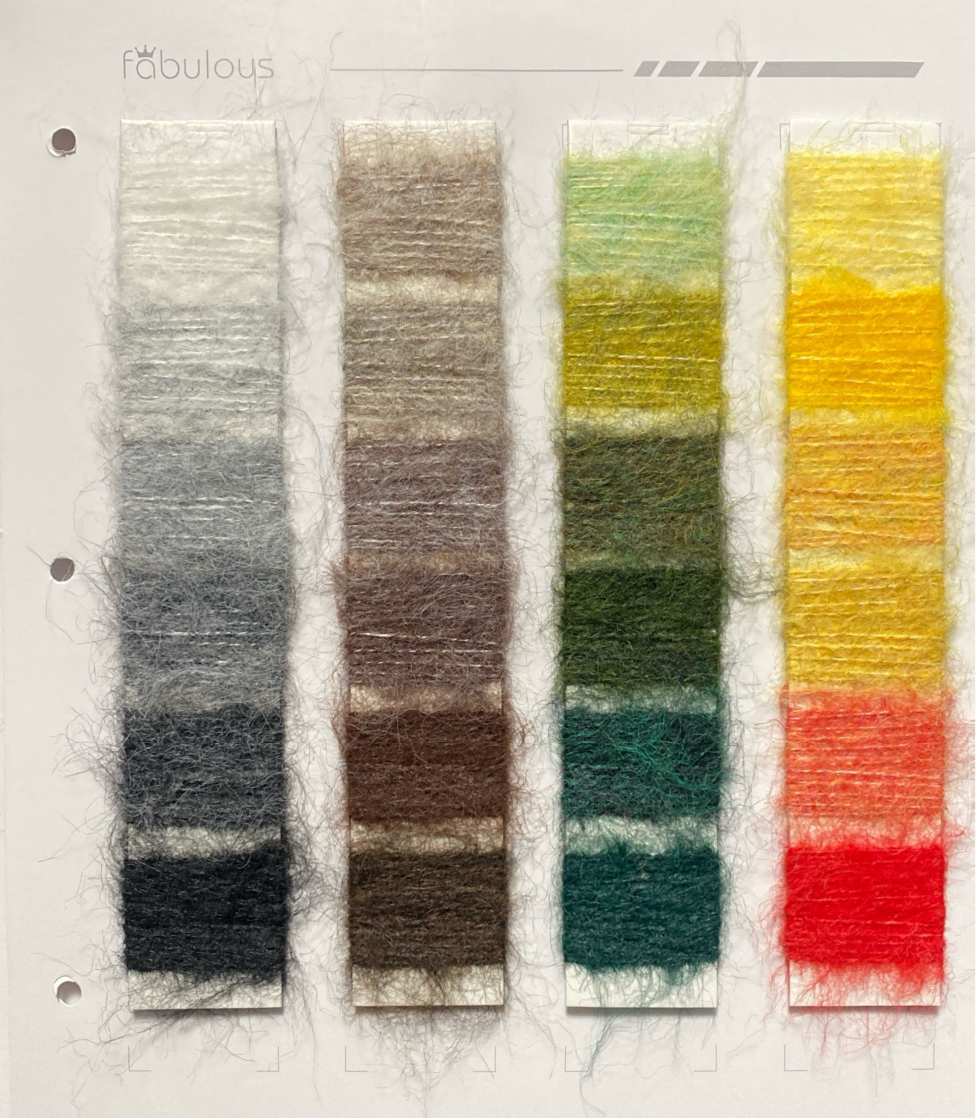 FABSC2025316JQ Brushed Yarn 1/4.2NM 59RE-POLYESTER 11POLYESTER 8WOOL 21NYLON 1SPANDEX