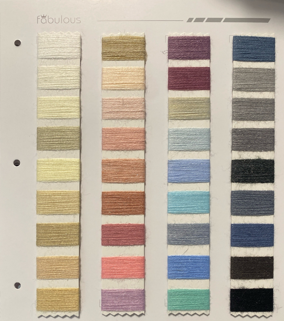 FABSC2025329LC Lurex 2/18NM 47AACRYLIC 28NYLON 20PBT 51MPORTED SILVER WIRE