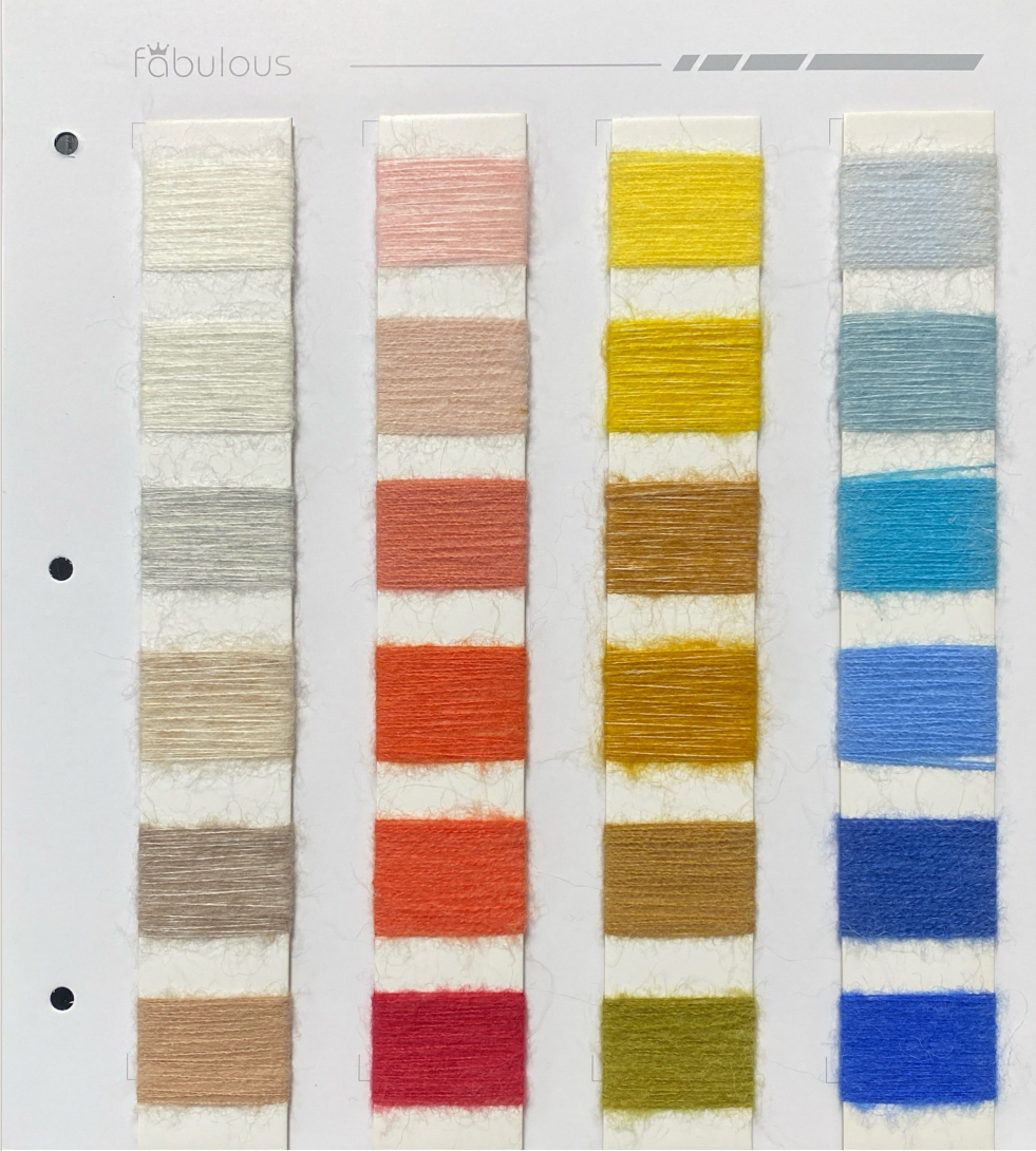 FABSC2025336JQ Mossy Yarn 1/13NM 32ALPACA 30NYLON 33WOOL 6SPANDEX