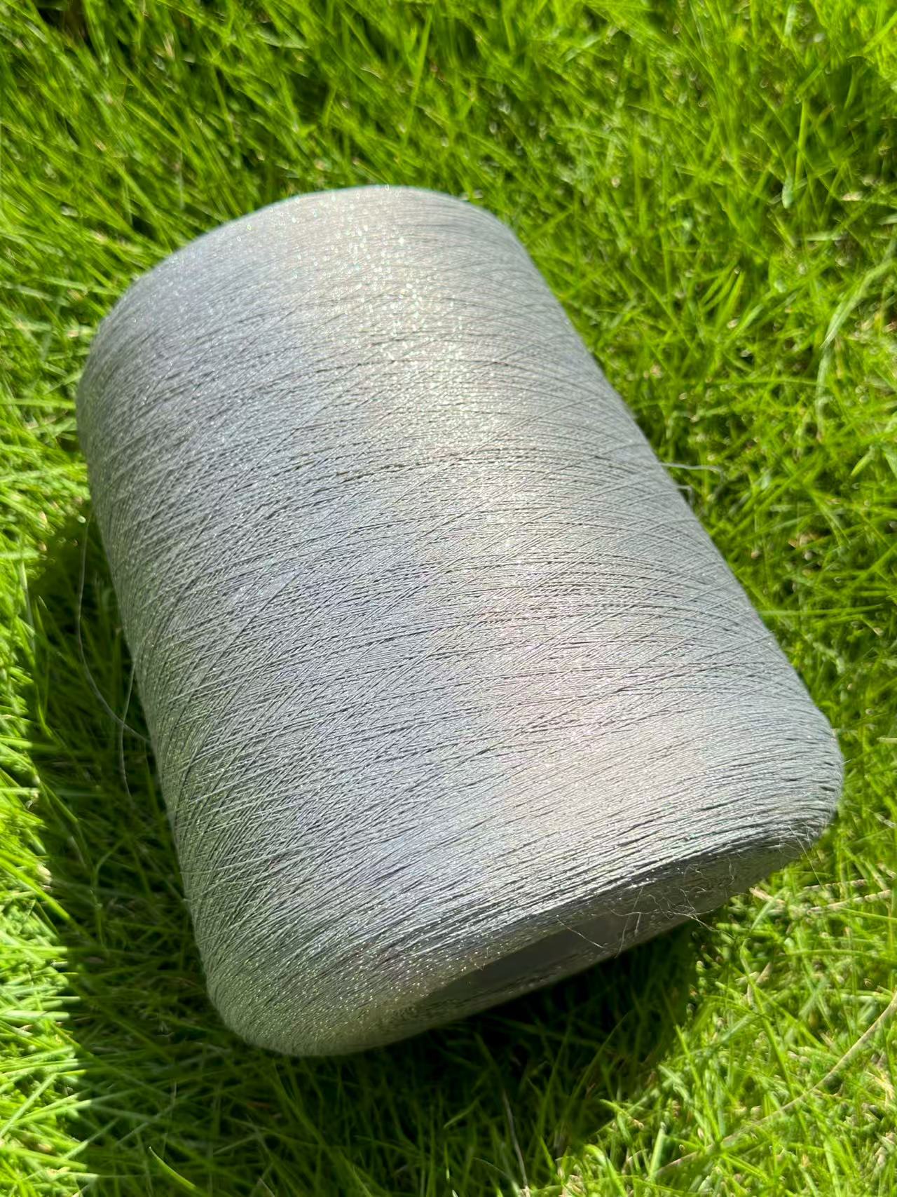 Curved TT Yarn1/26NM 88POLYESTER 12LUREX